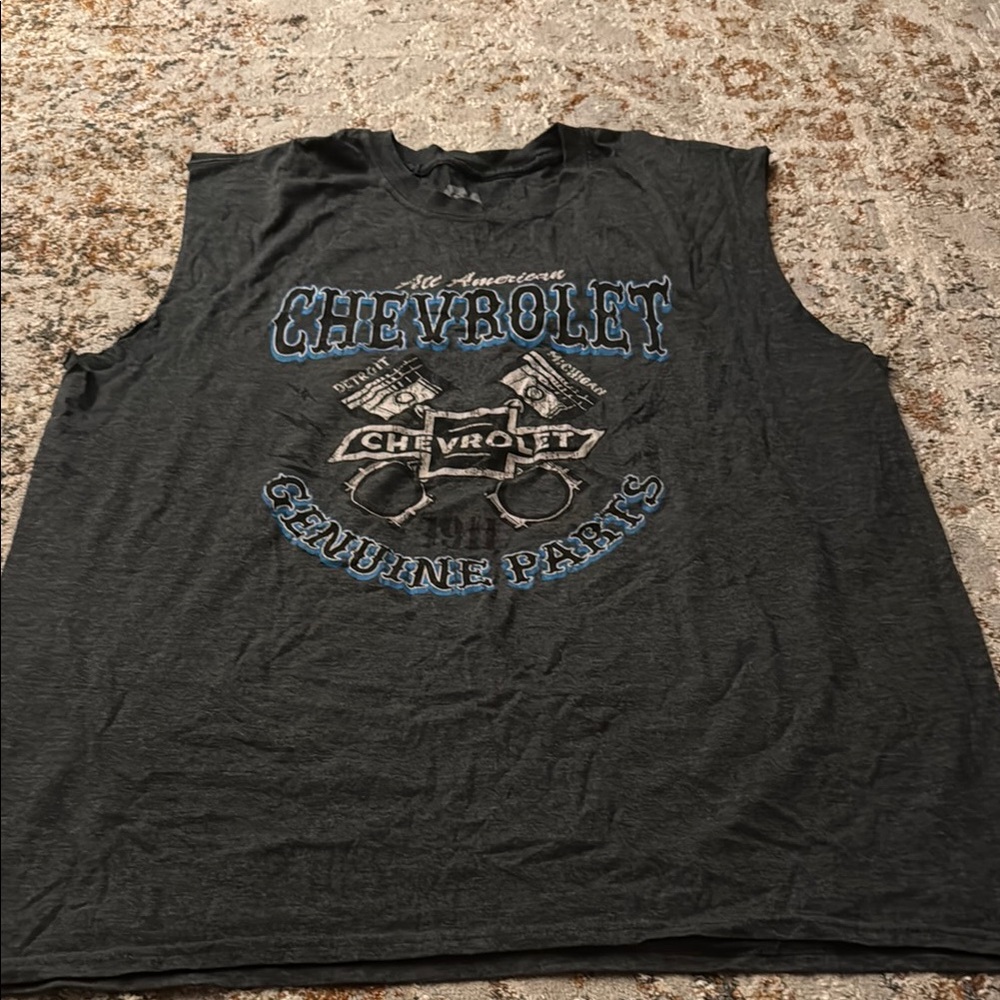 Gray Sleeveless Men's Shirt